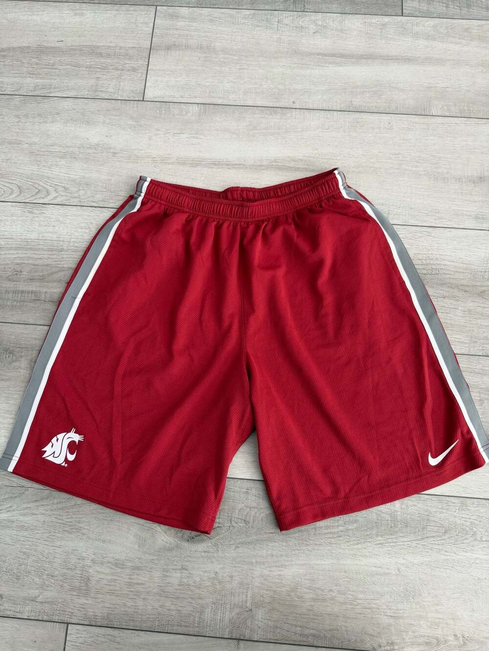 Nike Washington State Cougars WSU Basketball Athletic Shorts Men's XL Red